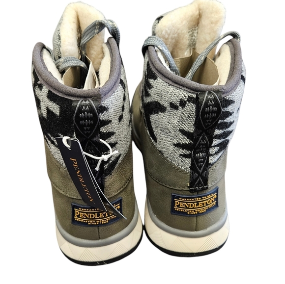 Pendleton Torngat Trail Leather Insulated Hiking Boots Spider Rock Womens NEW - Picture 6 of 8